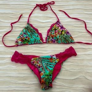 Reversible gently used Beach Bunny Swim